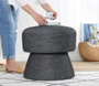 Atelier Del Sofa Endor 7458 Puf Gris Oscuro
